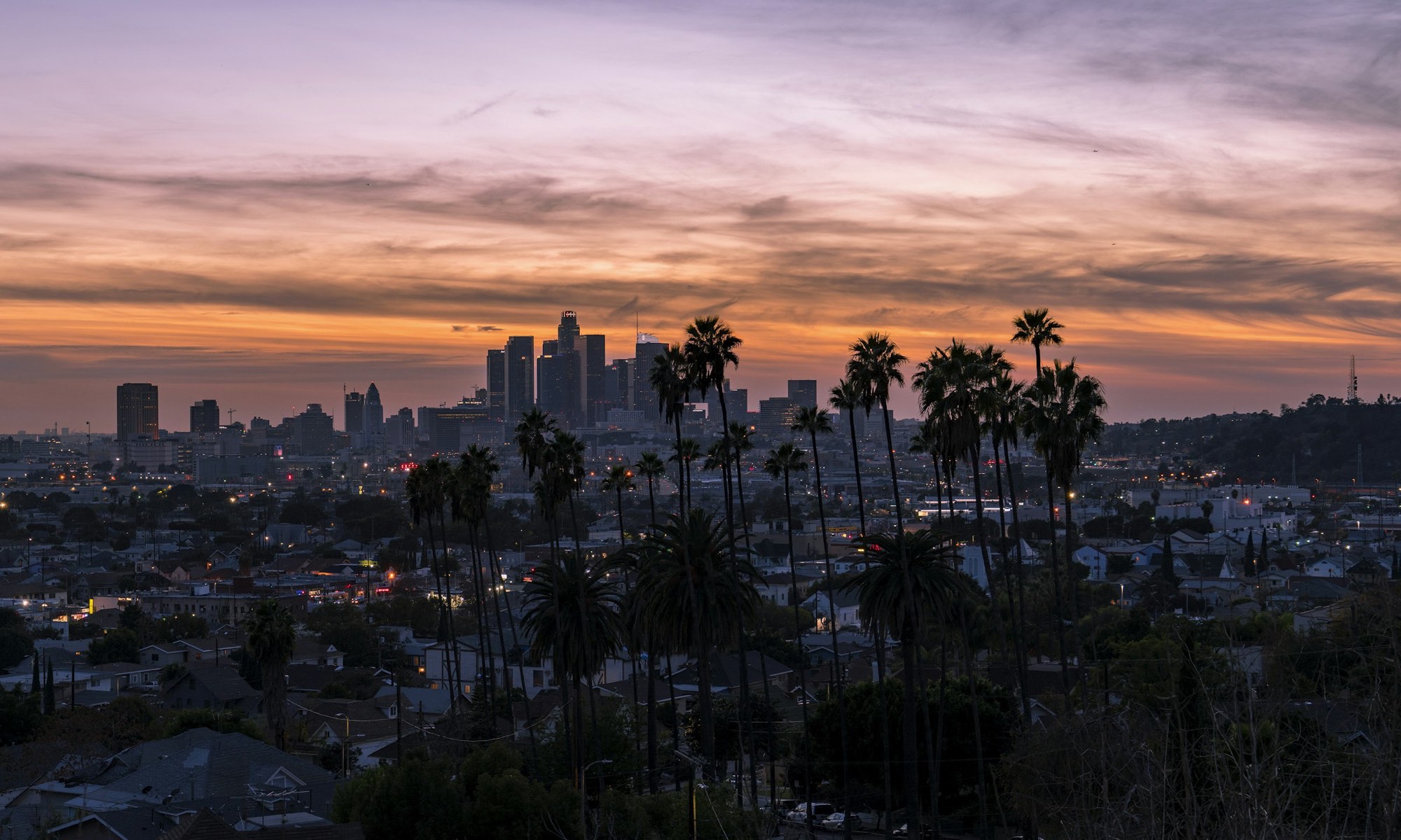 Downtown Los Angeles skyline