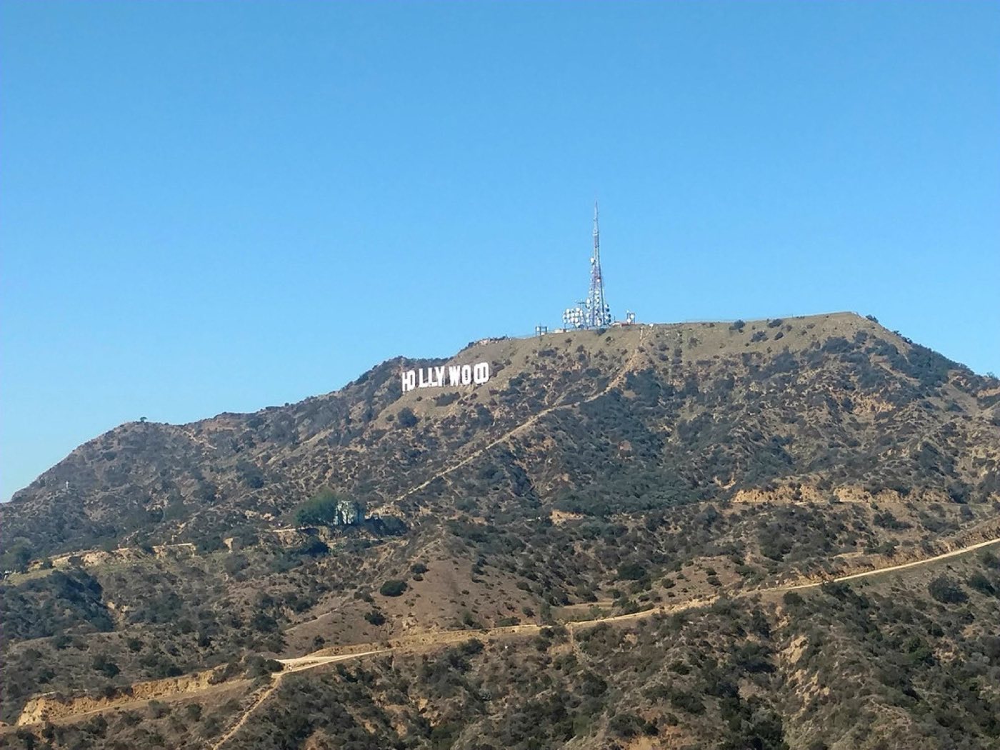The Hollywood Sign in the Hollywood Hills, Los Angeles